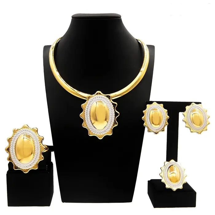 Ensembles de bijoux plaqués or pour femmes