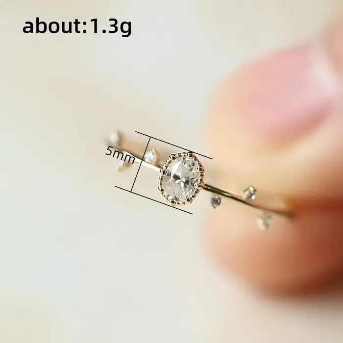 Huretailers-Bague en or pour femme