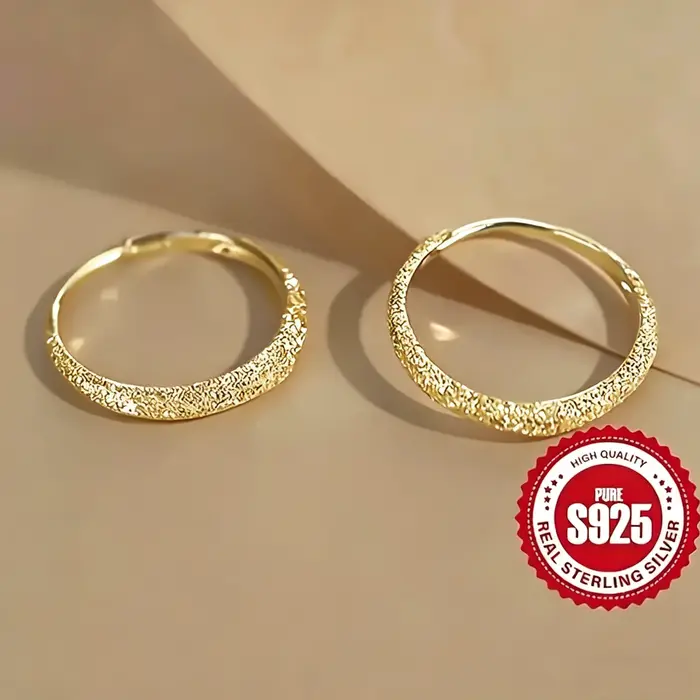 Boucles d'oreilles en argent pur pour femmes, cercle étoilé scintillant givré, bijoux cadeaux pour l