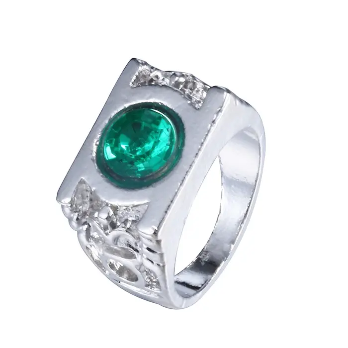 Bague lanterne verte pour hommes et femmes