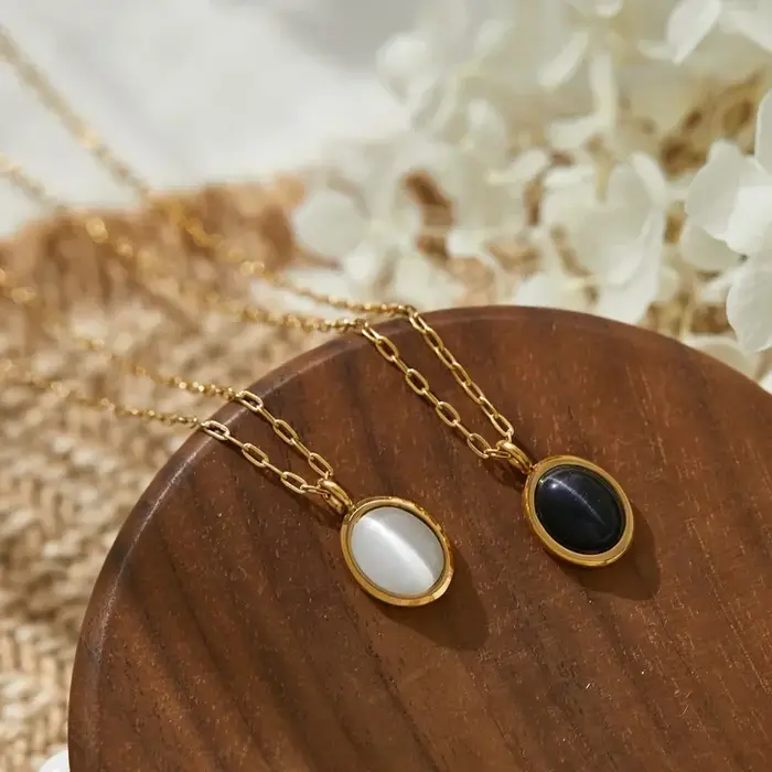 RHYSONG – bijoux Onyx noir brillant