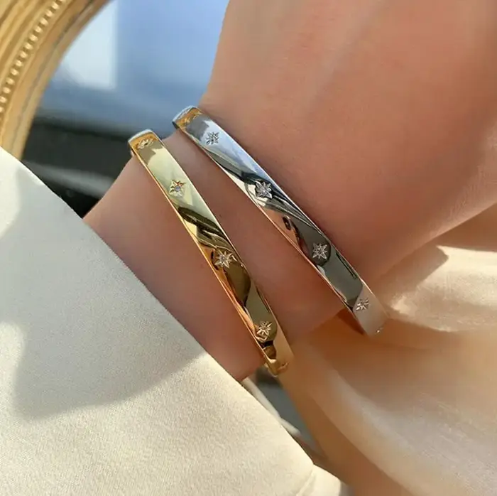 Bracelets De manchette lisses en argent Sterling 925 véritable pour femmes et hommes