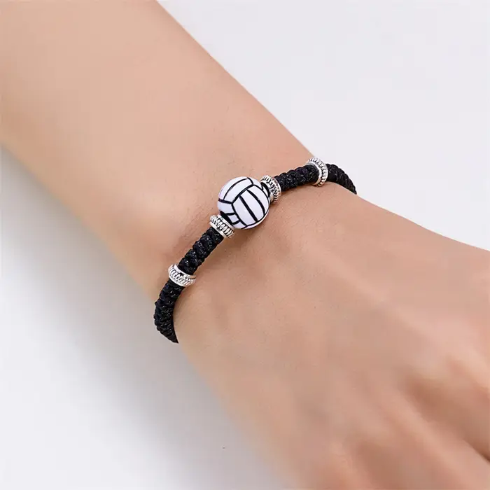 Bracelet Sportif Minimaliste à Perles de Montagne pour Homme, Occasions Spéciales et Vie Quotidienne