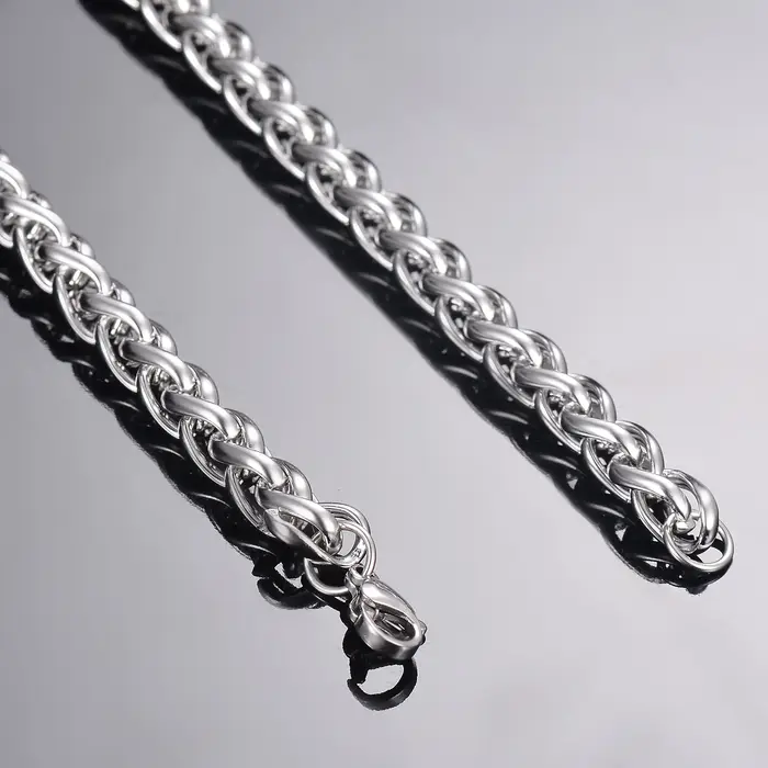 1 pièce largeur 2.5mm/3mm/4mm/5mm/6mm collier de chaîne à maillons de quille pour hommes femmes