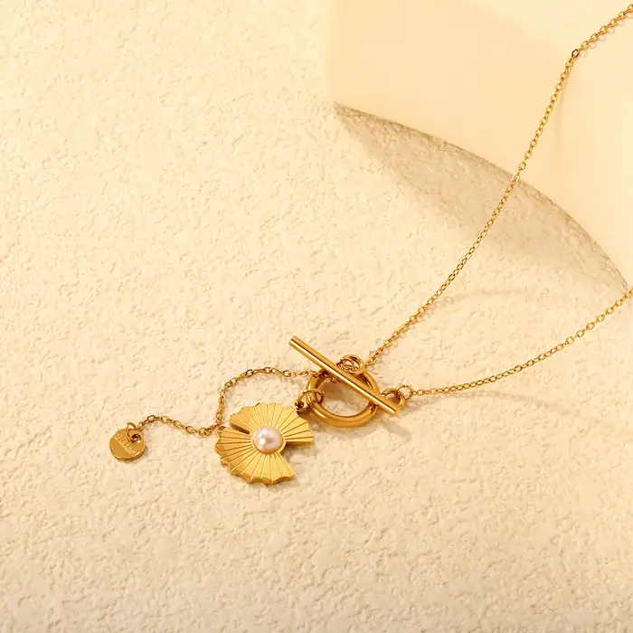 Pendentif de luxe en perles d'imitation pour femmes