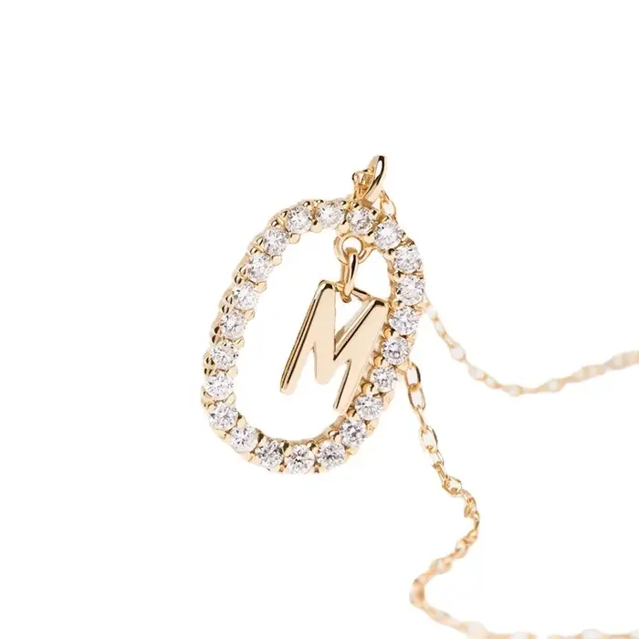 Collier Alphabet en argent Sterling 925