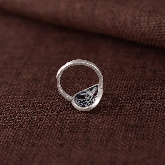Ensemble de bijoux arbre de vie en argent regardé 925 véritable pour femme
