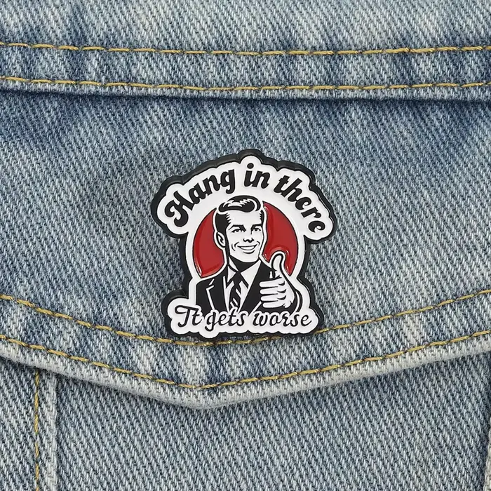 Broches en émail Vintage rétro des années 80, Badges à revers, Punk sarcasme, bijoux cadeau pour amis