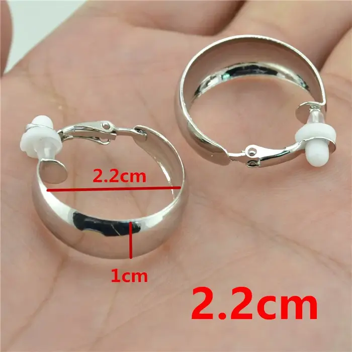 Boucles d'oreilles à Clip pour femmes, sans trous d'oreille pour porter, indolore, non allergique, g