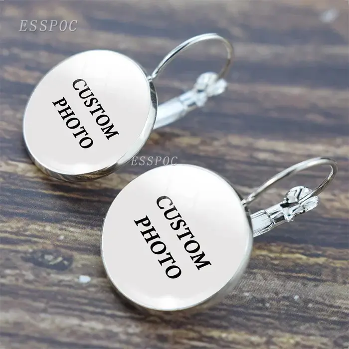 Boucles d'Oreilles Personnalisées avec Photo