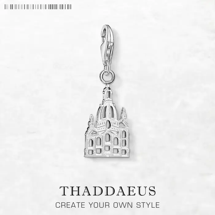 Frauenkirche Dresden Dangle pendentif à breloque Club européen bijoux fins pour femmes hommes cadeau