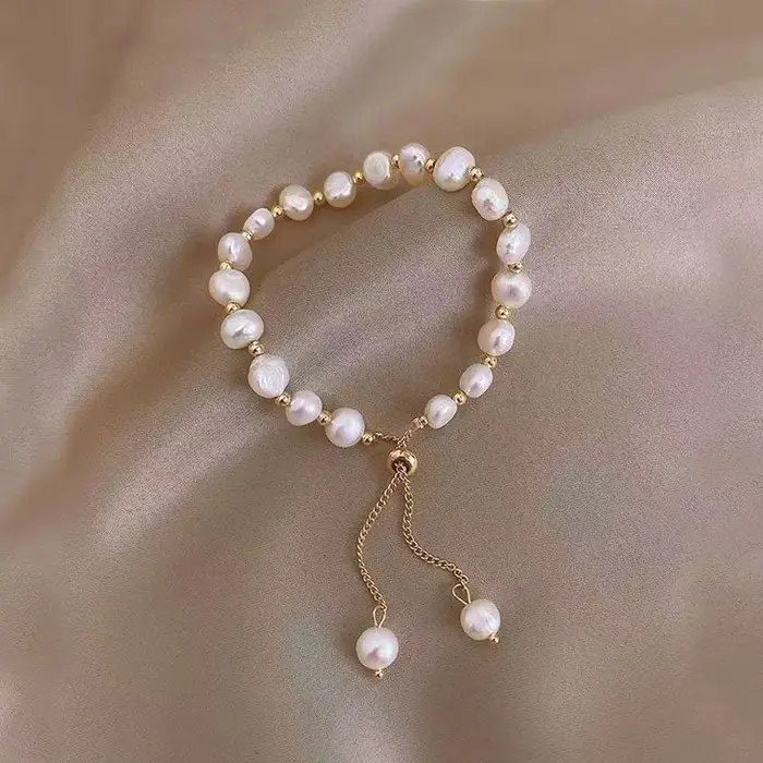 Bracelet en fleur de cerisier en Zircon rose pour femmes et filles