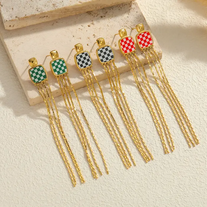 Atoztide – boucles d'oreilles longues en coquille d'ormeau pour femmes