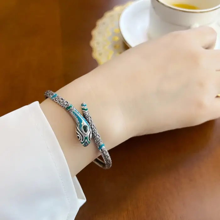 Bracelet serpent Style européen