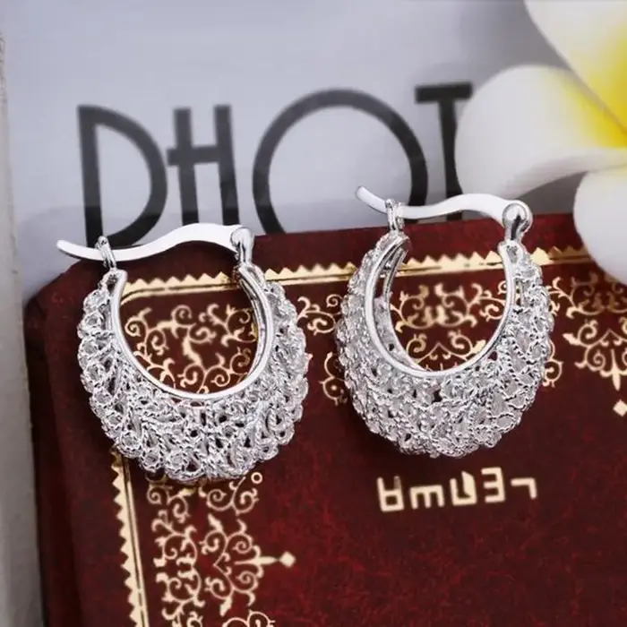 Boucles d'oreilles en argent 925 pur pour femmes