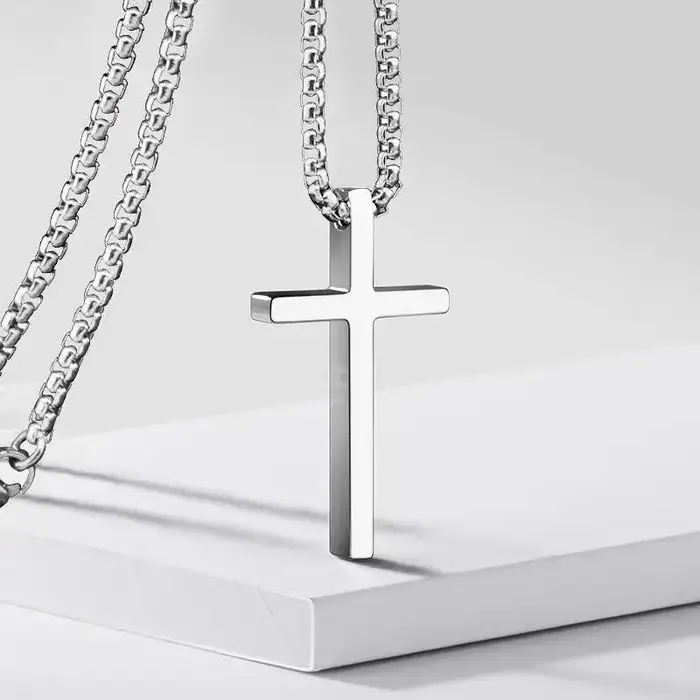 Collier Simple et religieux chrétien pour femmes et hommes