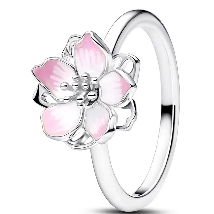 Bague minimaliste de luxe en argent sterling S925