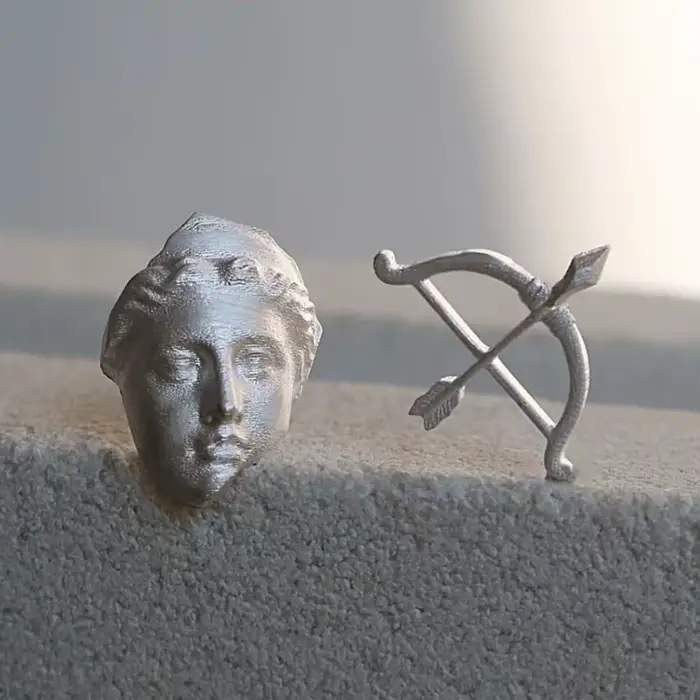 Boucles d'oreilles créatives asymétriques en forme de déesse Artemis et d'arc et flèche, bijoux en argent pour hommes et femmes, cadeau