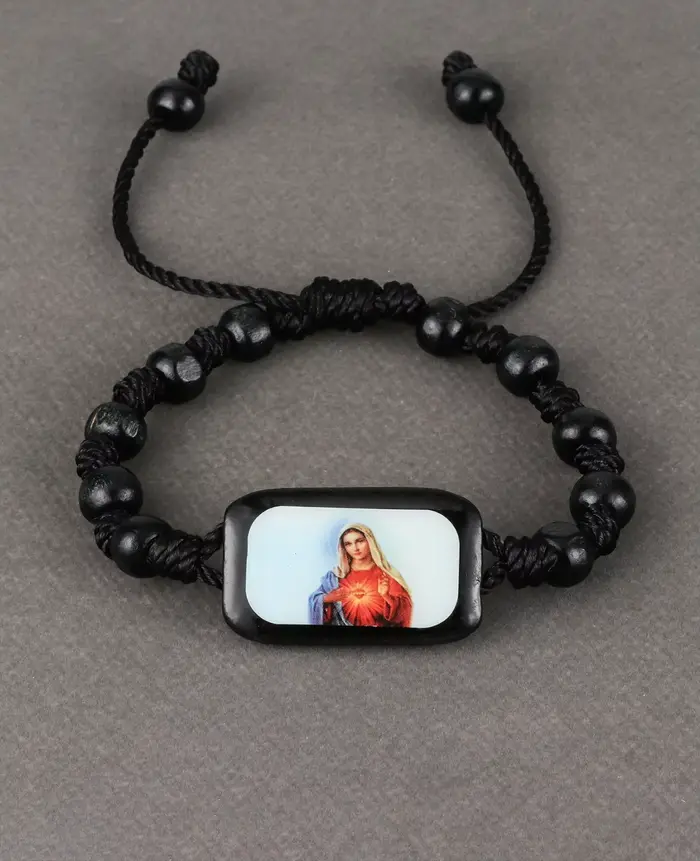 Saint Michel Exorcisme Saint Benoît Chapelet Perlé Bracelet, Bracelet, Chrétien, Jésus, Vierge Marie