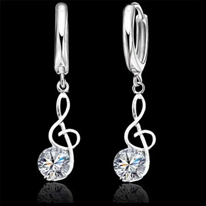 Ensemble de bijoux en argent Sterling 925 avec zircone cubique pour femmes, motifs géométriques, mariage, fiançailles, anniversaire et partys