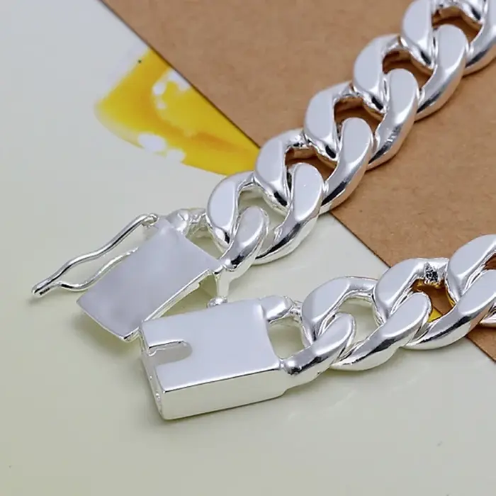Bracelet à breloques en argent sterling 925