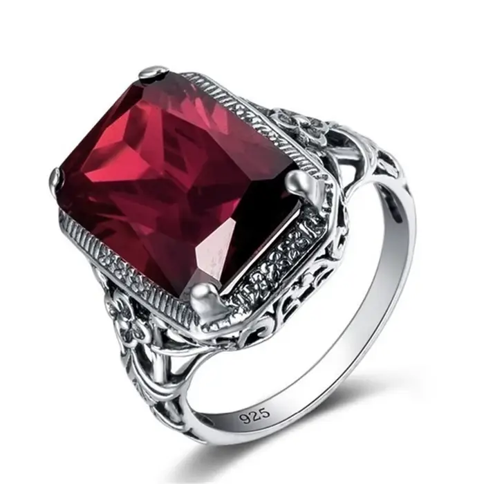 Bague en argent S925, 10x14mm