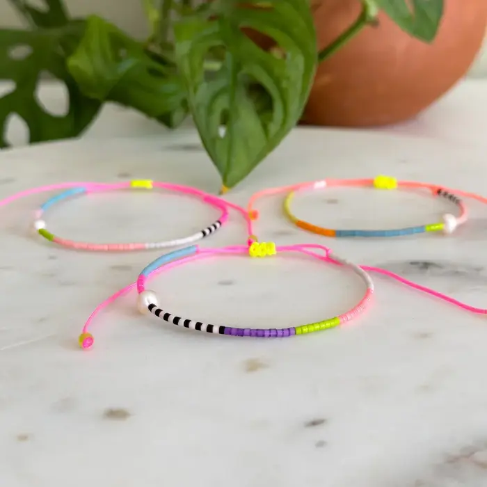 Bracelets en perles naturelles pour femmes et filles