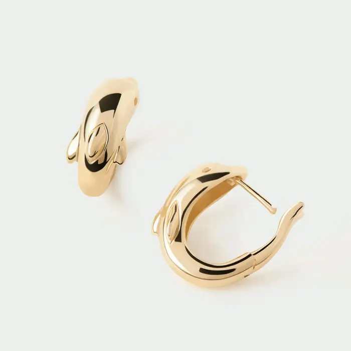 DPLAOPA 925 argent Sterling plaqué or dauphin animaux boucles d'oreilles 2025 nouveau Design mode délicat femmes bijoux cadeau