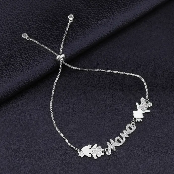 Juya – bracelets à breloques plaqués or 18 carats