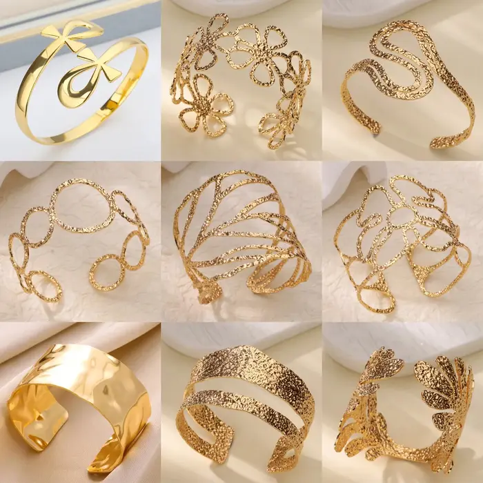 Bracelet en acier inoxydable pour femmes et hommes