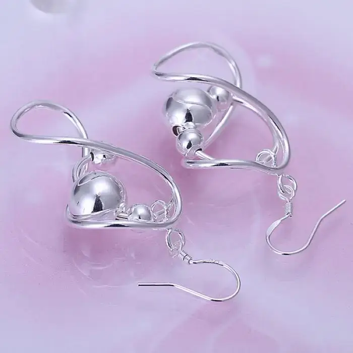 Boucles d'oreilles en argent sterling 925