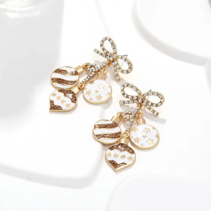 Boucles d'oreilles de noël pour femmes