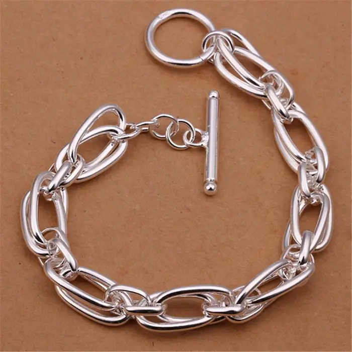 URMYLADY vente en gros pour hommes femmes chaîne 925 bracelets en argent sterling noble cadeau de mariage fête bijoux de mode cadeaux de noël