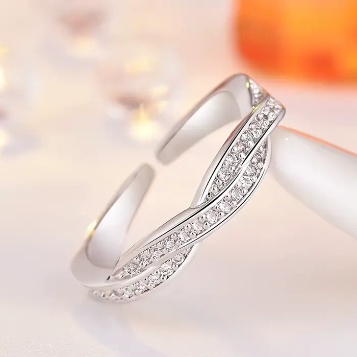 Bague en argent Sterling 925 pour femmes, Zircon scintillant, luxe, haute qualité, accessoires de bi