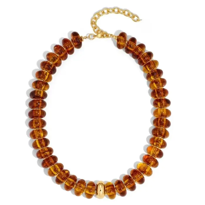 Collier ras du cou à grosses perles