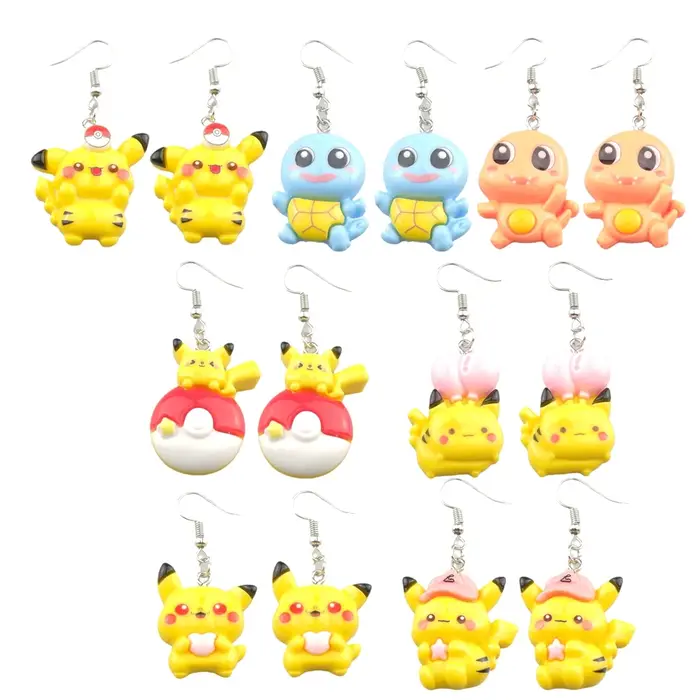 Boucles d'oreilles créatives de dessin animé mignon pour femmes