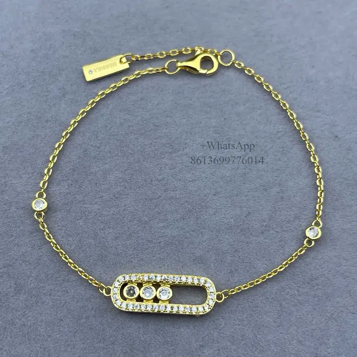 Bracelet serti de diamants de haute qualité, avec différents styles au choix, exsudant un charme lux