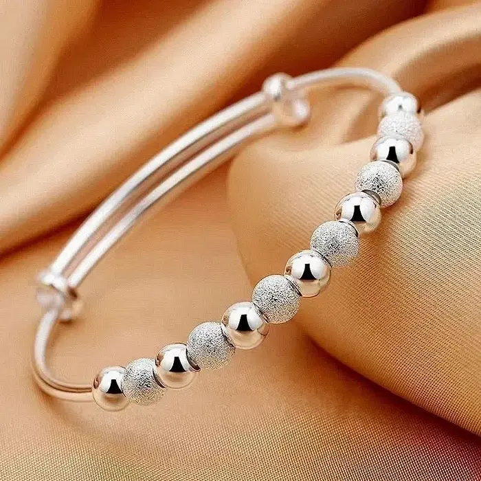 Bracelets en argent Sterling 925 pour femmes avec breloques ouvertes modernes et élégants pour occasions de fête et bal