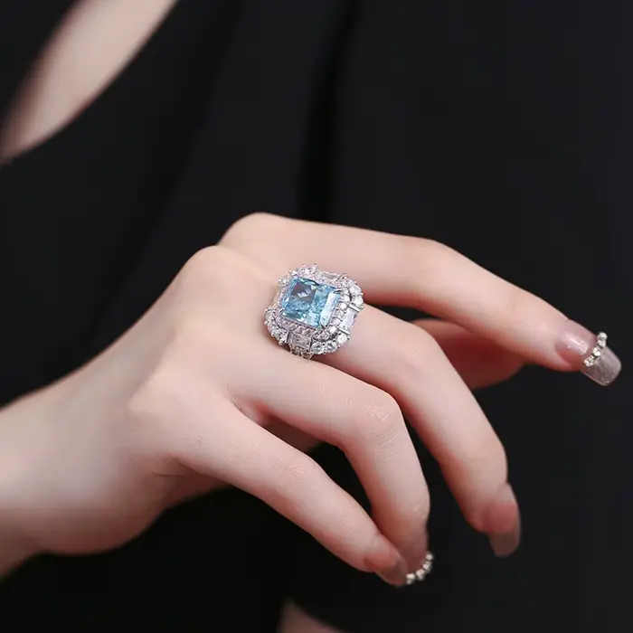 Wong Rain – bague réglable en argent Sterling 100% 925