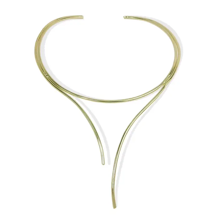 Collier ras du cou Punk en métal pour femmes, chaîne de clavicule en alliage géométrique rigide, bijoux de fête à la mode