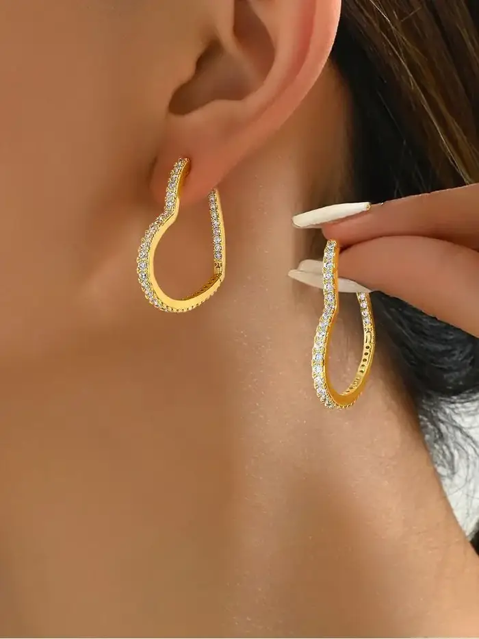 Boucles d'oreilles en argent Sterling 925 pour femmes