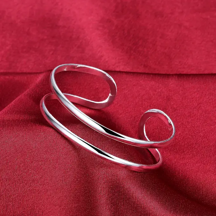 Bracelets ajustables en argent sterling 925 pour homme et femme