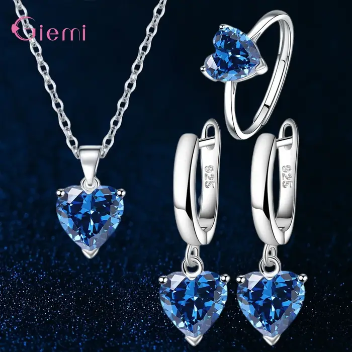 Ensemble de bijoux en argent 925