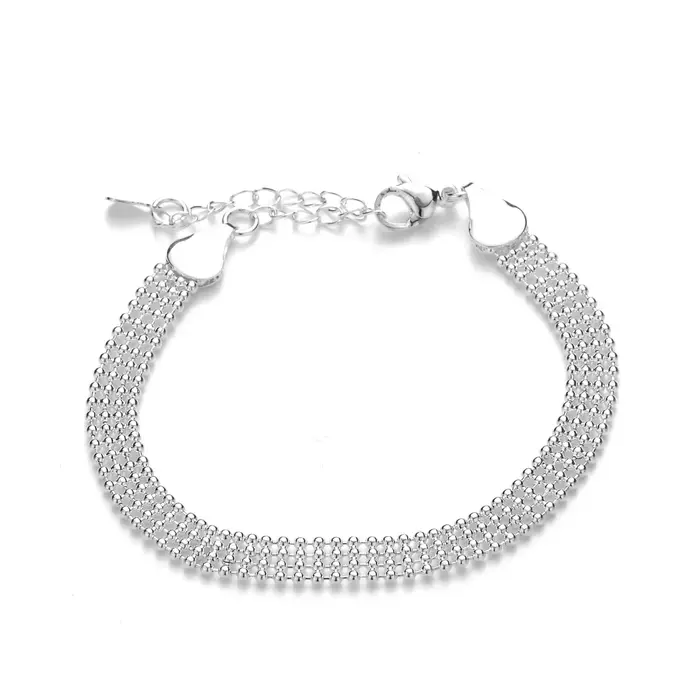 Breloques 925 Bracelets en argent sterling perles chaîne pour femmes hommes mariage dame Noble jolis bijoux mode belle