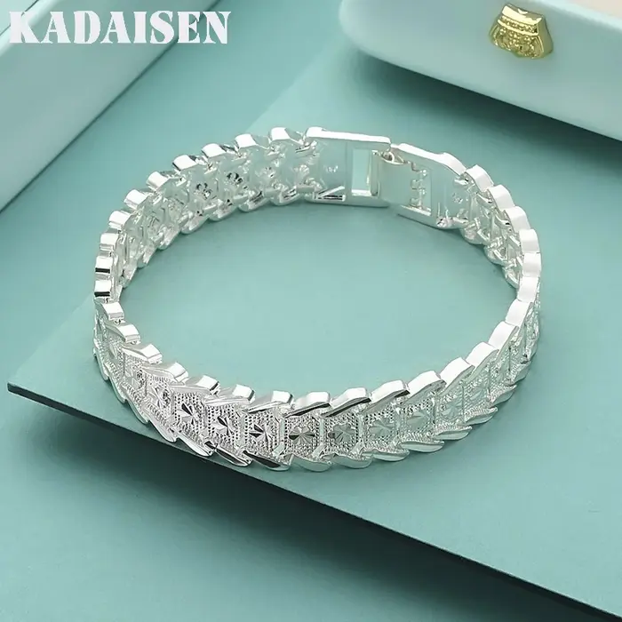 Bracelet en argent sterling 925, bijoux pour la Saint-Valentin, pour un usage quotidien et les fêtes