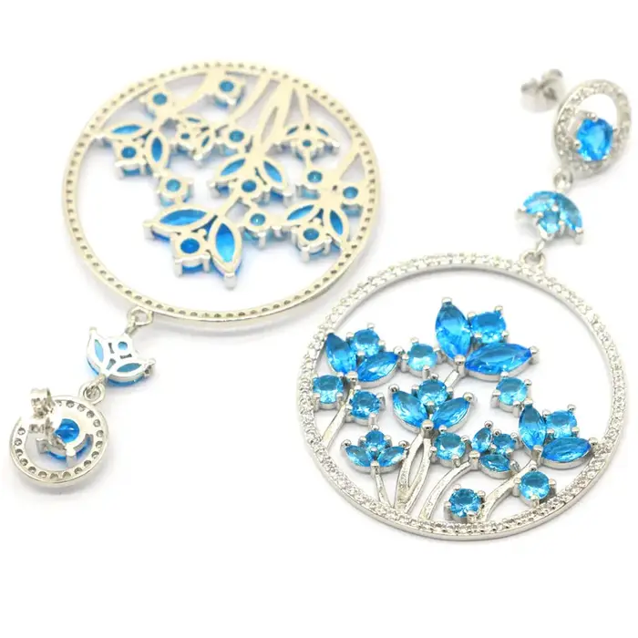 Boucles d'oreilles en argent pour femme