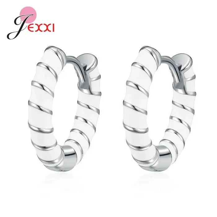 Mini boucles d'oreilles créoles en argent Sterling 925