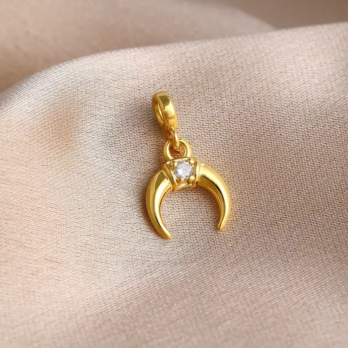 Nouvelle série ME, dents, paume, yeux, ronde, en forme de cœur, pendentif en perle en argent 925, ad