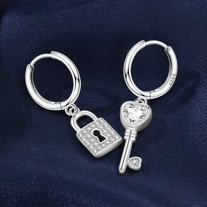 MISEFF – boucles d'oreilles en argent Sterling S925