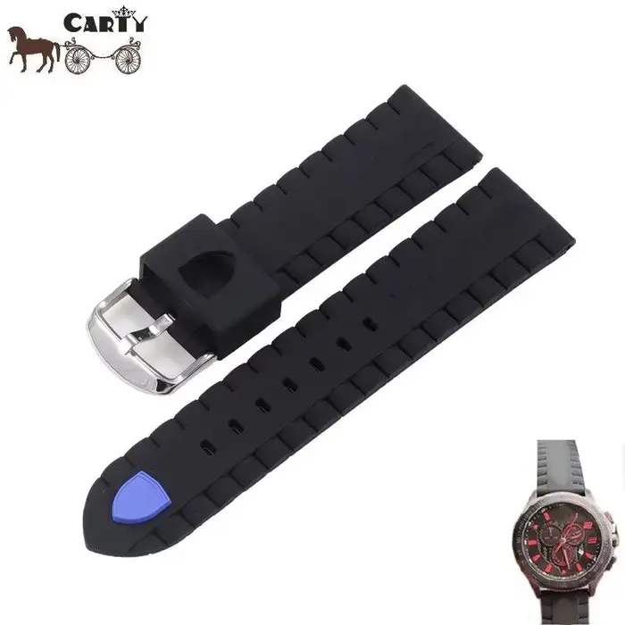 Bracelet de montre en silicone pour homme, bracelet en caoutchouc de sport, Ferrari 0830138, série 0